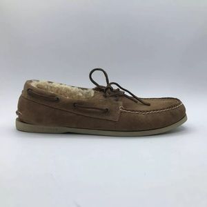Sperry mens boat shoes with fleece lining